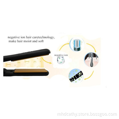 Ceramic Tourmaline ionic 1 inch best styling flat iron/hair straightener
